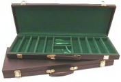 BLACK VINYL 500 CHIP CASE