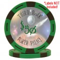 11.5 g MonacoT Six Stripe Poker Chips