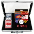 Dealer Kit with Buttons and Cards in Aluminum Case