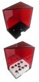 6 Deck Discard Holder (Red) with Top