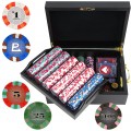 500 Chip NexGenT PRO Classic Series Poker Set - Wood Case