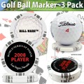 Ball Mark 3 Pack - WSOP Logo - Official Souvenir