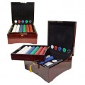 750 11.5 Gram SUITED Chips in Mahogany Case