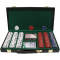 300 13 gm Pro Clay Casino Chips w/ Deluxe Case