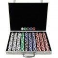 1000 11.5G Holdem Poker Chip Set w/Aluminum Case