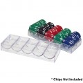 10 Clear Acrylic Poker Chip Racks