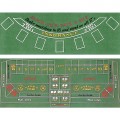 Blackjack and Craps 2 Sided Layout 36 x 72 inch