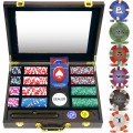 240 Chip NexGenT PRO Classic Style Poker Set - Wood Case