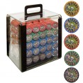 1000 10g Nevada Jacks Poker Chips in Acrylic Carrier