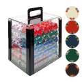 1000 Lucky Bee EDGE SPOT NEXGENT Chips in Acrylic Carrier