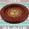 Deluxe Wooden Roulette Wheel - 19.5 inch