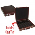 Cigar Tray Poker Chip Case - 300 Capacity