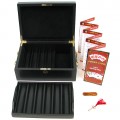 ESPNR 500 Piece Mahogany Finish Wood Case  - Scratch & Dent