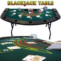 6' x 3' foot Full Size Folding Blackjack Table