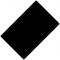 Poker Size Cut card Black