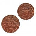 Shaddy Milt's Silk Garter Brass Reproduction Brothel Token