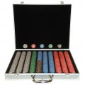 1000 10g Desert Sands Casino Poker Chips w/Aluminum Case