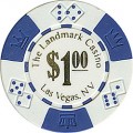 Landmark Casino Lucky Crowns 11.5g Poker Chips w/Dollars