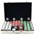650 Jackpot Casino Clay Chips w/ Aluminium Case