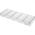 Trademark PokerT Clear Acrylic Chip Tray - Non-Stackable