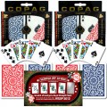 2 Sets of CopagT Playing Cards red/blu + 2012 WSOP Entry