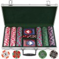 300 Chip NexGenT PRO Classic Style Poker Set - Aluminum Case