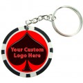 100 Custom Poker Chip Key Chains