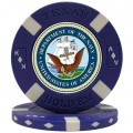 U.S. NAVY on Big Slick Texas Hold'em Poker Chip