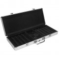 500 Capacity Aluminum Chip case - Black Interior