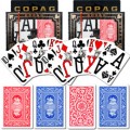 CopagT Poker Size Magnum Index - Blue/Red Set of 2