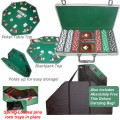 300 11.5g DICE-STRIPED Chips, Aluminum Case & Poker Tabletop